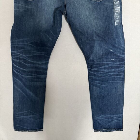 Polo Ralph Lauren Sullivan Slim Paint Splatter Jeans 42x32 Distressed Blue Mens - Picture 11 of 12